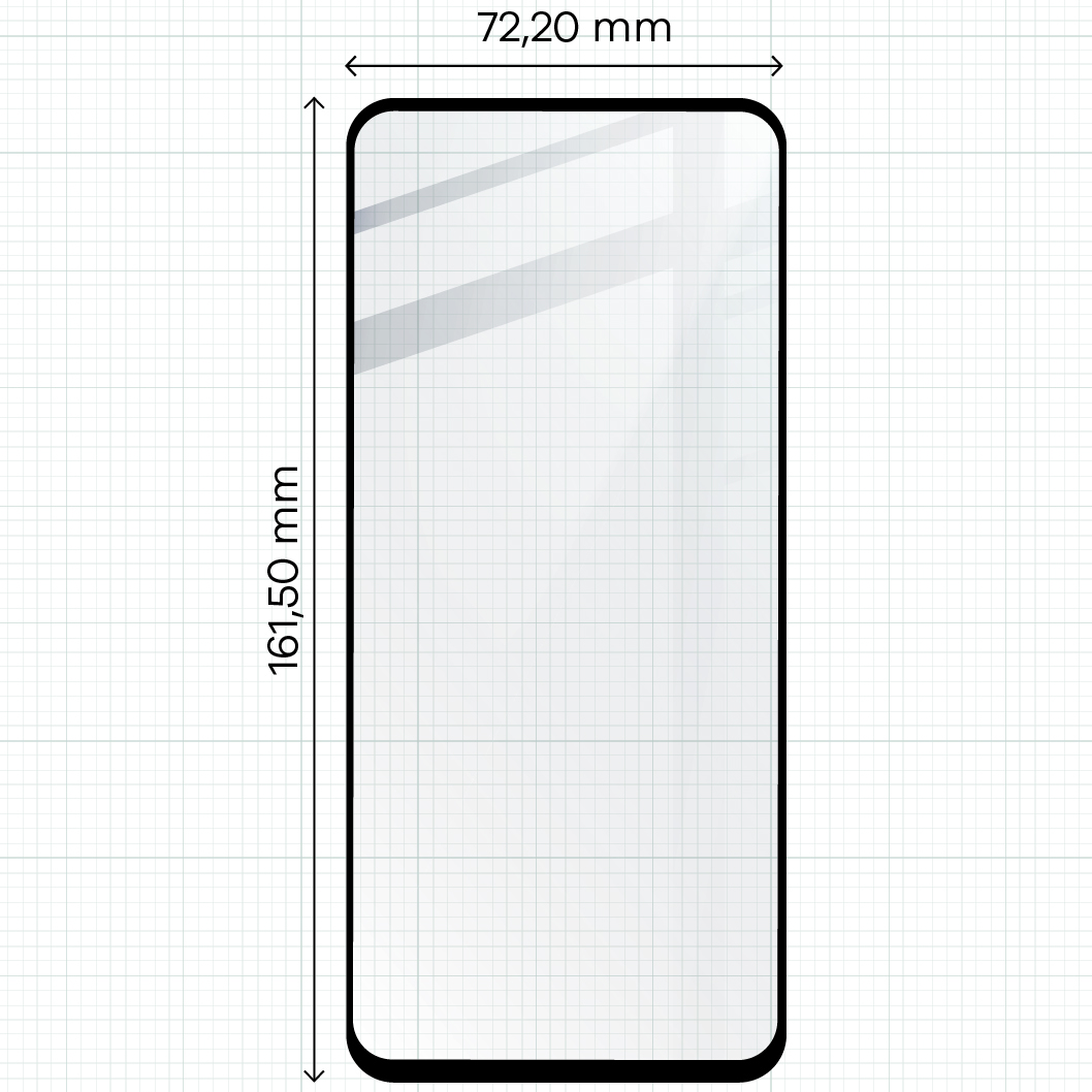 Szkło hartowane Bizon Glass Edge 2 dla Oppo A58 4G, czarne
